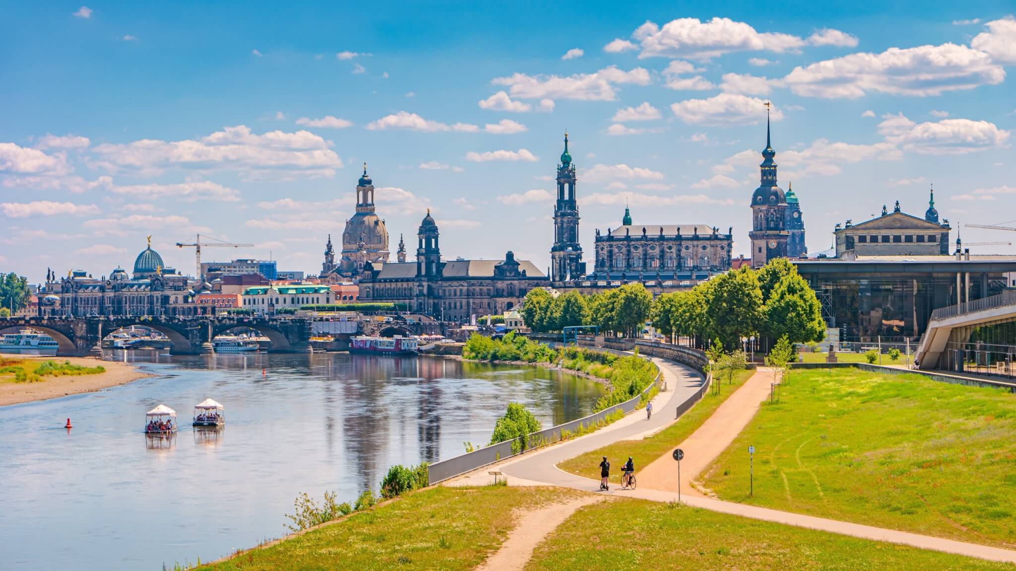 Blick auf Dresden